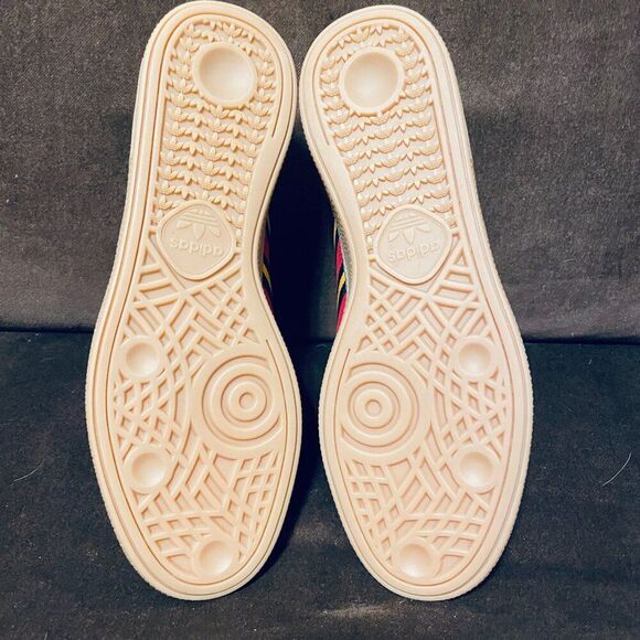 Rare Sample Tag Adidas Handball Spezial Red Blue Yellow 9 US 8.5 UK 42 2/3 EU - Picture 10 of 10